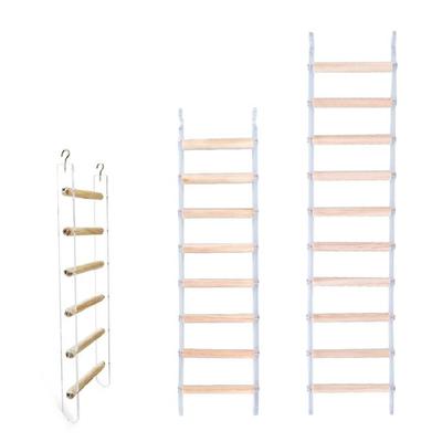 Multifunctional Parrots Stand Branch Ladder Scratchers Toy for Conure Lovebirds
