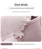 Cotton Front-Closure Wire-Free Push-Up Bra for Mature Women - Large, Breathable, Anti-Sagging Style