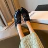 Fashion 2025 Spring Net Cloth Oxfords Women Shoes Lace-Up Ladies Brogue Flat Derby Shoes Pointed Toe Lace-up Heels Women Shoes for Women