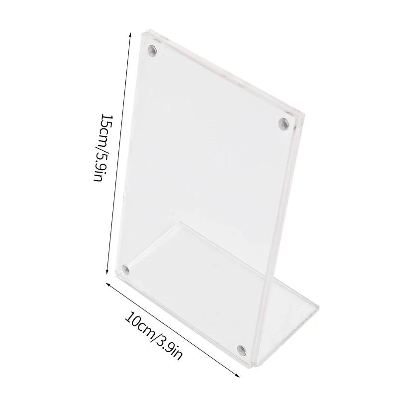 Acrylic Photo Frame Picture Frame Photo Card Holder Photocard Display Stand Room Desktop Decor Office Desk Decor Marco De Fotos
