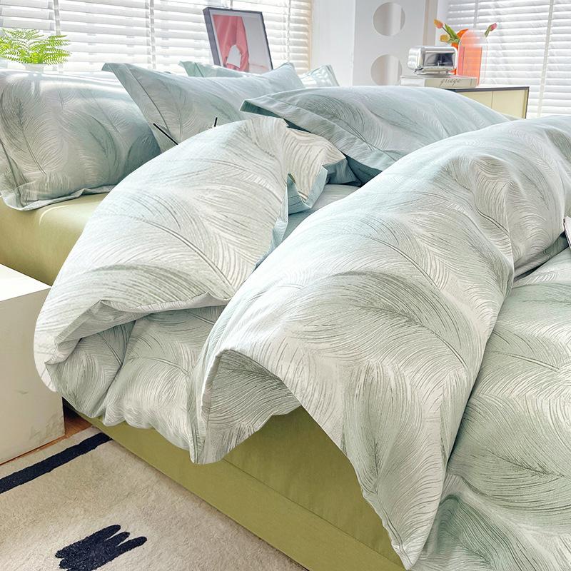 Cotton Brushed Twin Duvet Cover & Pillowcase Set for Dorms