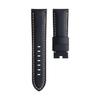 22mm 24mm 26mm Nylon Gewebtes Muster Fluorkautschuk FKM Kautschuk Mit Rückseite Leder Uhrenarmband Für Panerai Armband Uhrenarmbänder PAM441/111