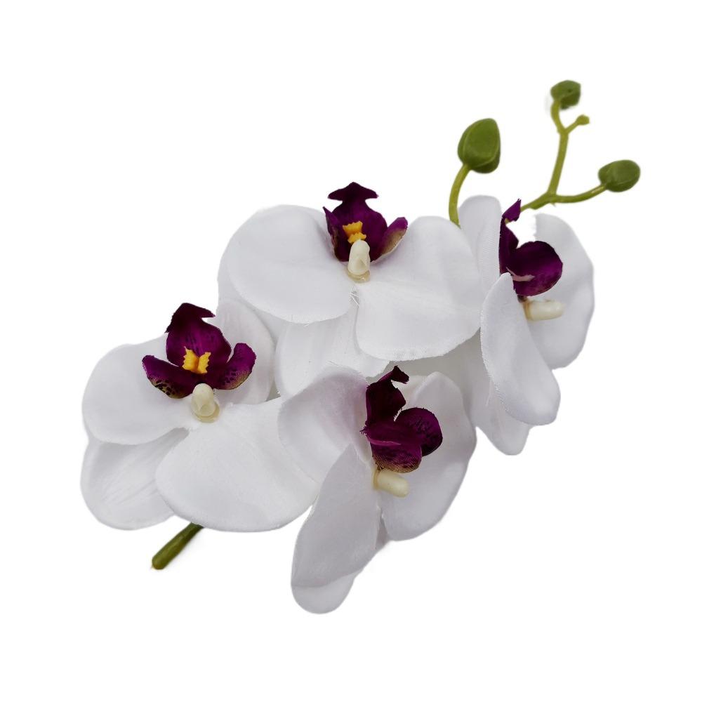 Korean Style Orchid Flower Hairpin Butterfly Orchid Bohemia Duckbill Clip  Wedding Decoration