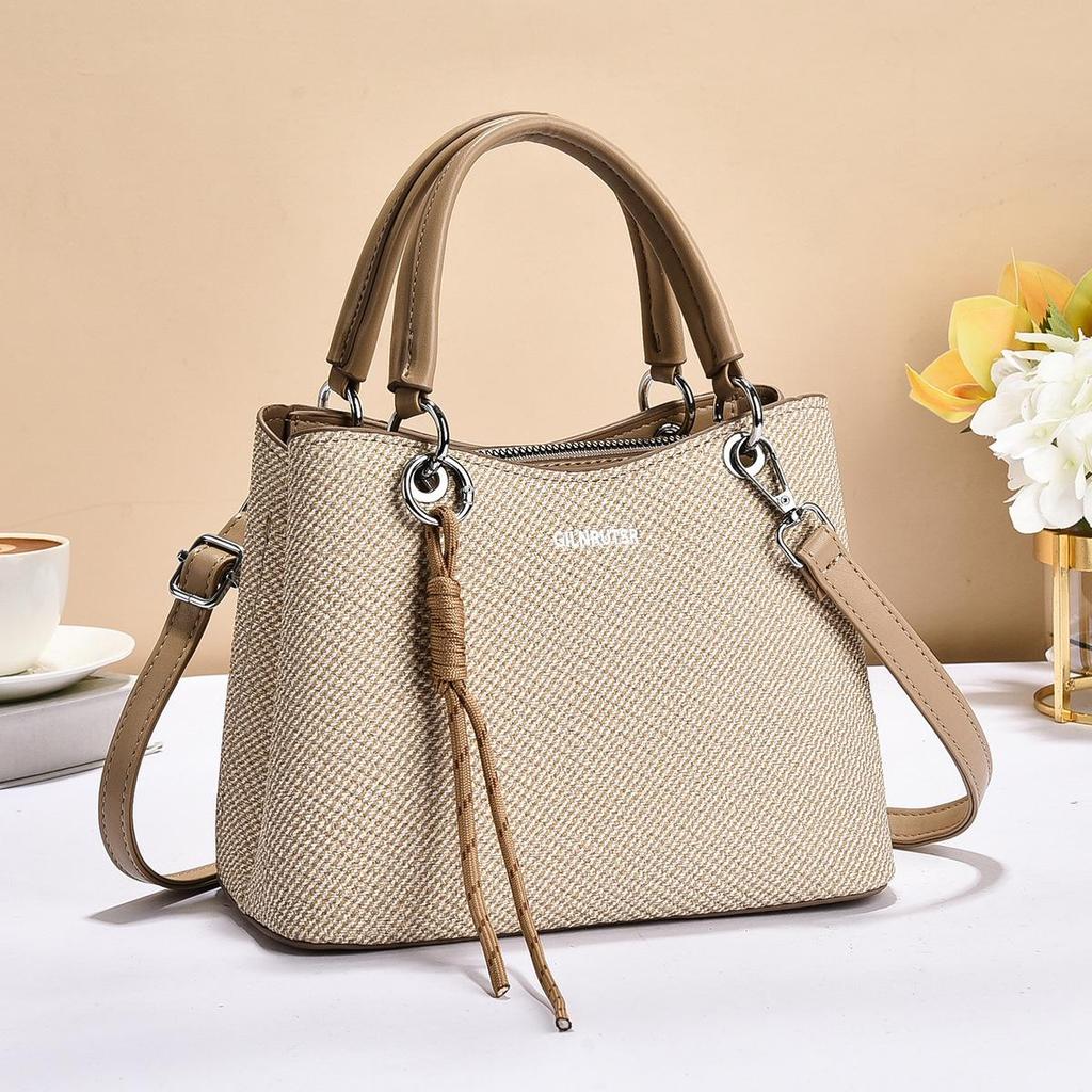 Trendige Damen-Schulter- und Umhängetasche im koreanischen Stil - Vielseitige große Tasche für Damen