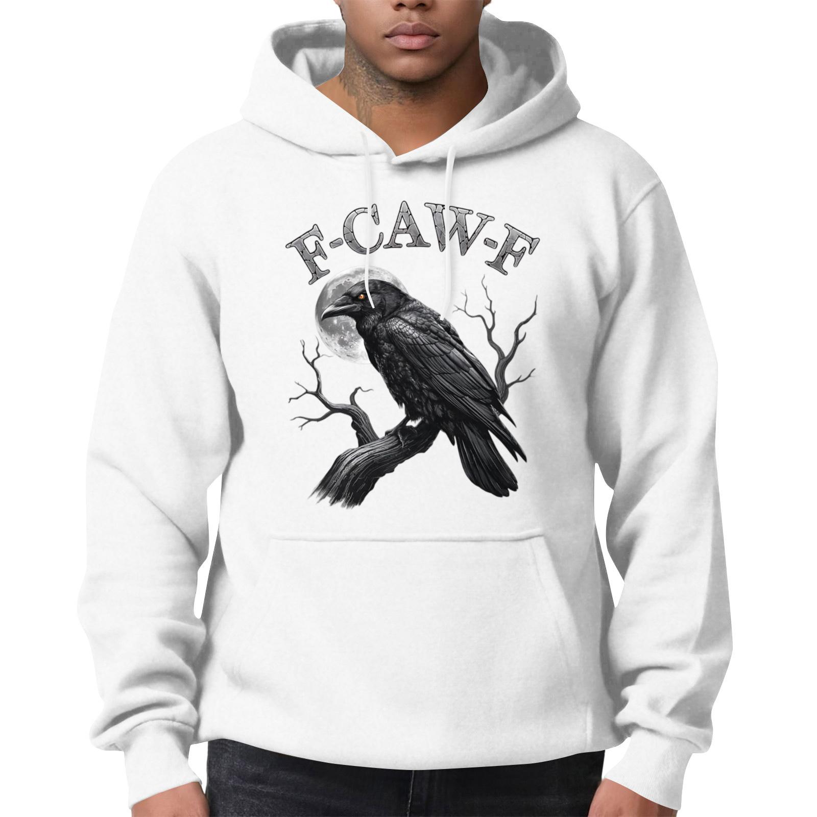 

Мужская мода повседневный принт с коротким рукавом круглый вырез пуловер топы XL белый