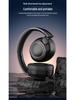 New Bluetooth Over-Ear Headset: Foldable, Rotating Design with Soft Large Earcups