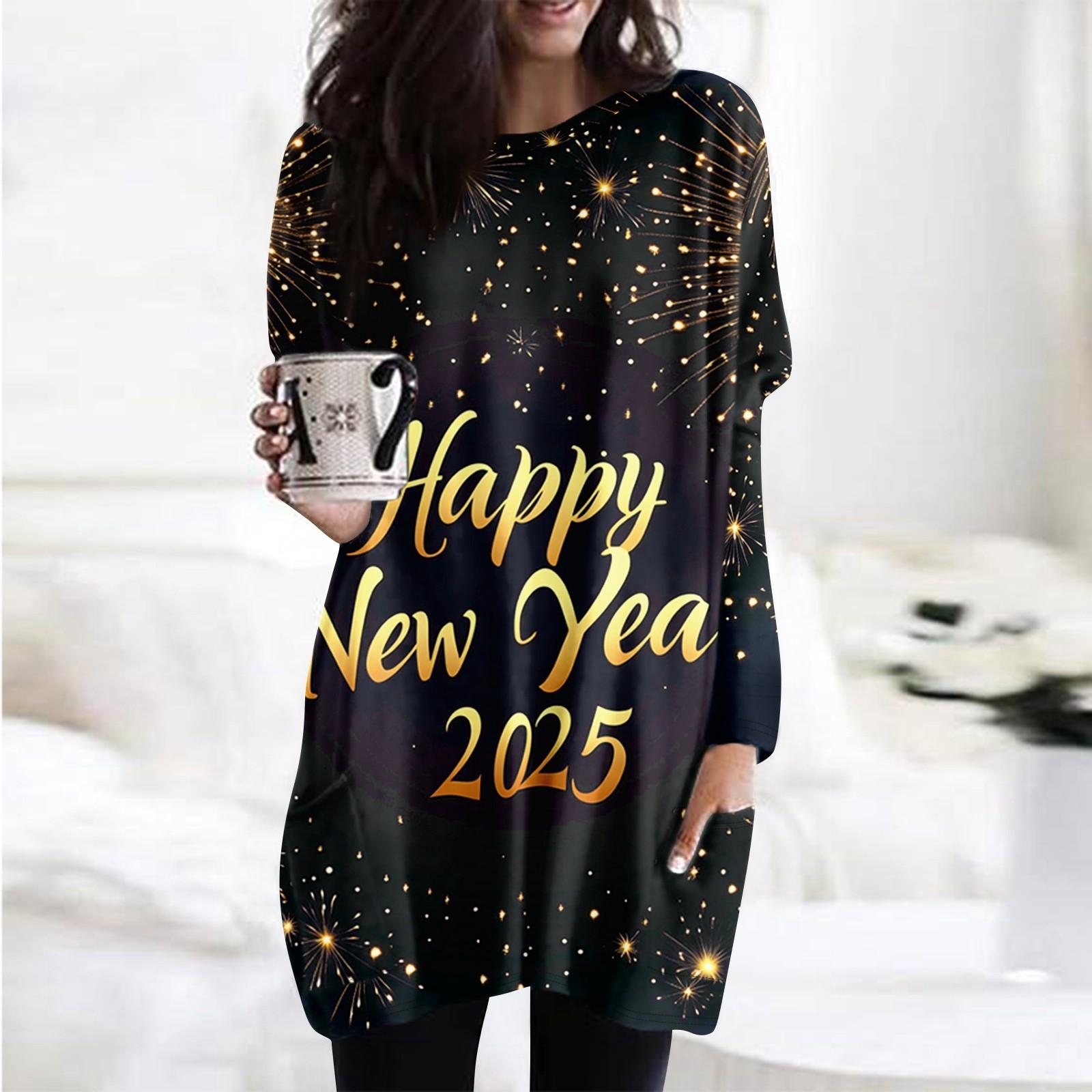 

Женская толстовка с круглым вырезом и принтом, платье-рубашка с длинными рукавами и принтом, пуловер свободного покроя, свободный крой, топы с карманами XXL жёлтый