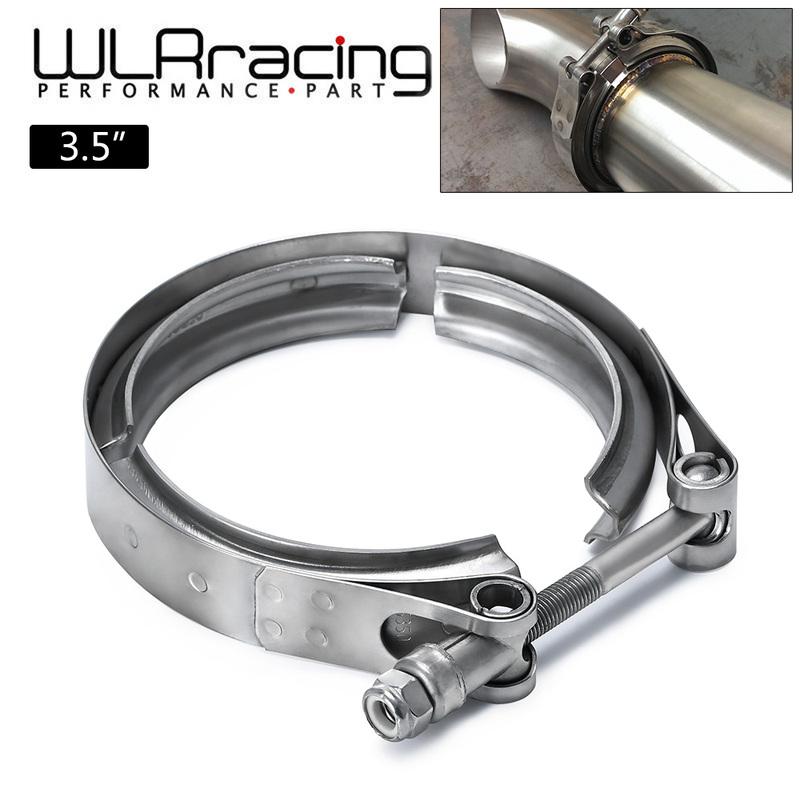 WLR Universal 3.5 inch Auto Parts V-band clamp kit for Turbo, Exhaust pipes Turbo Downpipe Exhaust Clamp V band WLR-VCN35