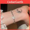 Light Luxury Zircon Flower Bracelet For Women With Elegant Design For Gift Giving