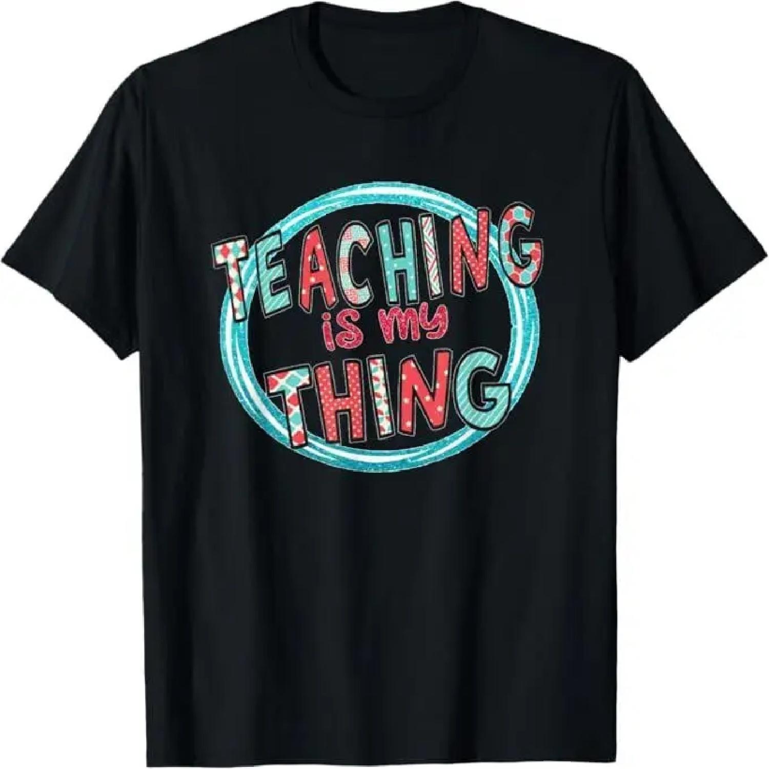 Смешная Футболка  Преподавание - это мое  Back To School XXXXXL разноцветный