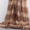 100x150cm 75D Imprimeu Leopard Șifon Material Rochie de Var cu Bretele Protecție Solară Subțire Transparentă Cădere Liberă Material Șifon Fără Șifonare