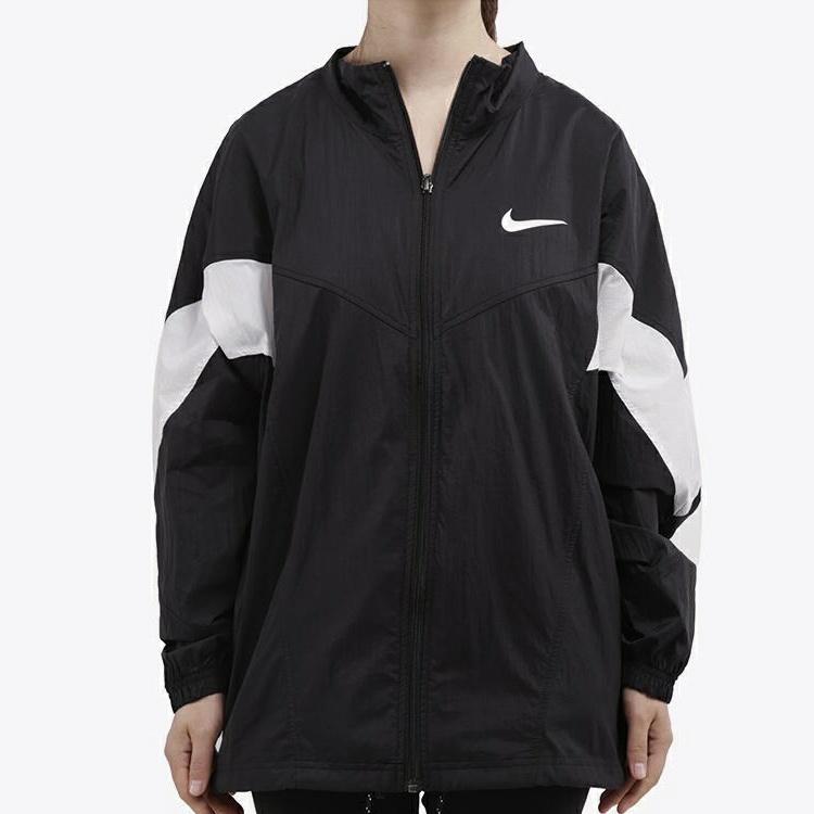 (WMNS) Nike Sports Jacket 'Black White' Women's CN6918-010