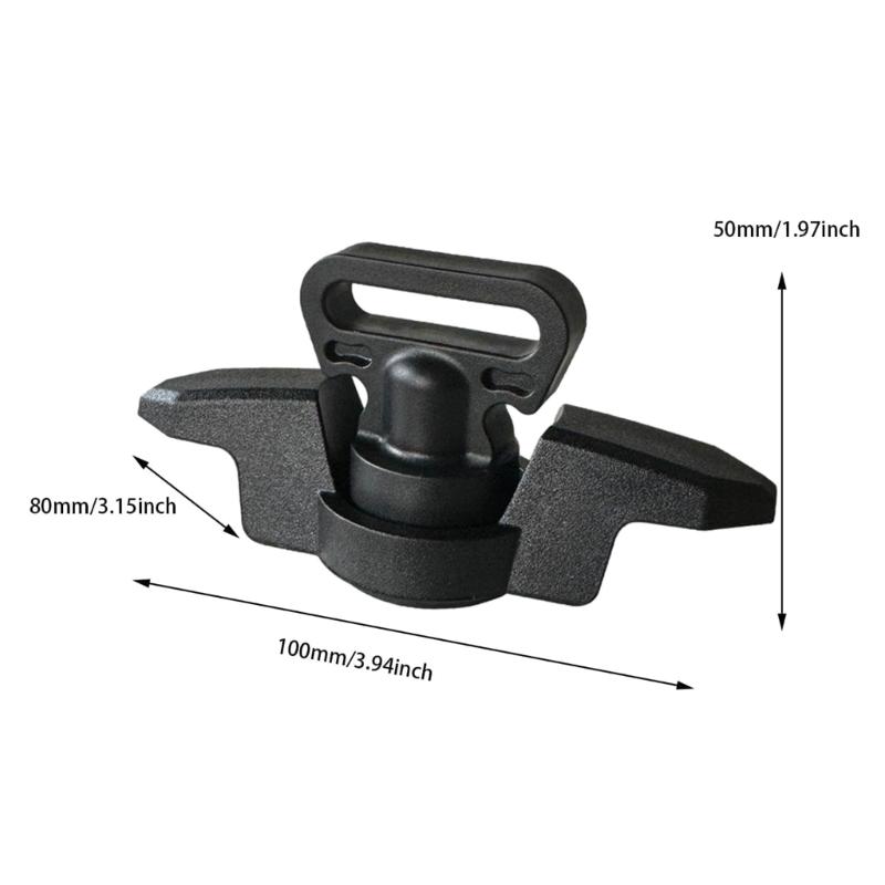 Nylon Deck Line Rope Tie Fishing Kayak Anchors Cleat Kayak Track Mount Line Cleat Rowing Accessories Quick Installation