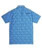 Coq Sportif Short Sleeve Allover Cool High Stretch Cool BL00 [Le Golf] Shirt, Pattern, Touch, Breathability, Forcer, Golf, LG5SHS19M, Men's, (Blue)