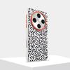 For Oppo Find X8 Ultra Phone Case Magnetic Suction X8s+ Plus X8 Pro Geometric Graffiti Painted Leather Metal Len Ring Hard Cover