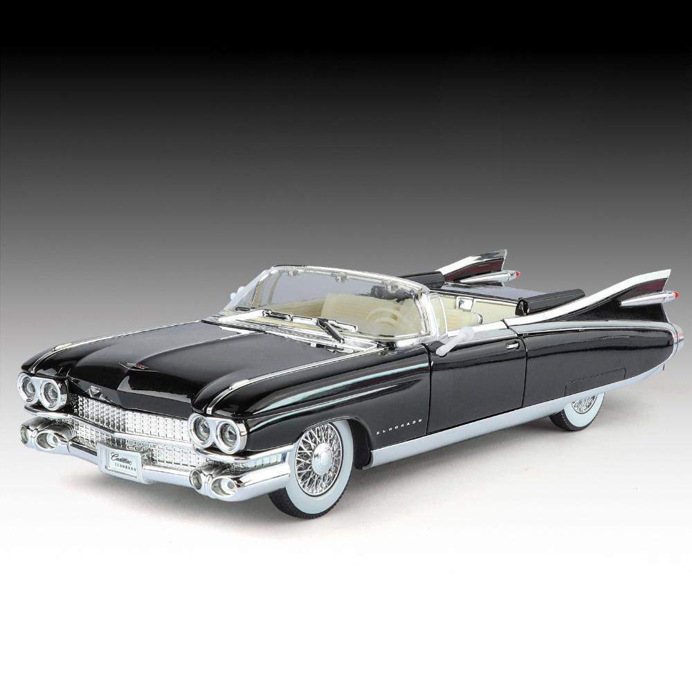 1:24 Cadillac Eldorado Biarritz 1959 Series 62 Luxury Car Alloy Diecast Model Car Sound & Light Pull Back Collection Hobby Gifts