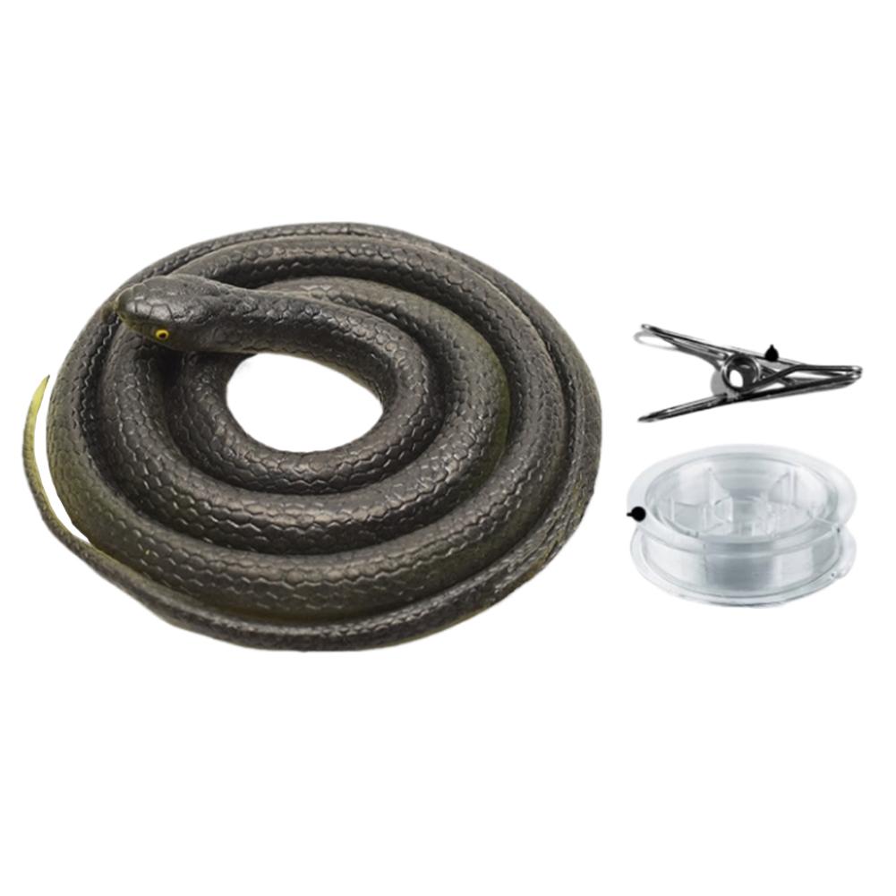 

Шутка со змеей и зажимом для веревки Смешная большая реалистичная резиновая змея Шутка со змеей и зажимом для резиновой поддельной модели змеи