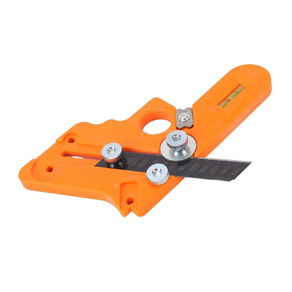 Edges Banding Trimmer with Level Bubble 8mm R1.5mm Veneer Edges Cutter Hand Trimming Tool for Woodworking