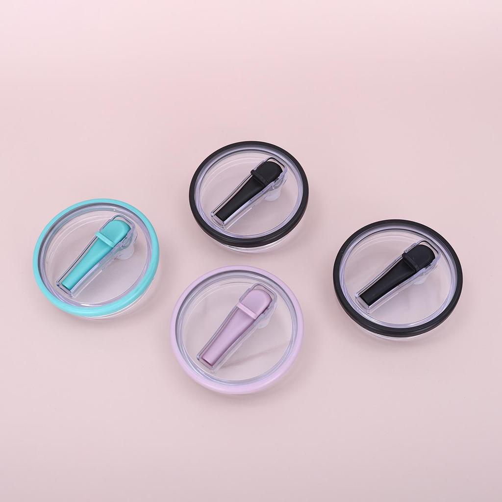Fourth Gen 40oz Leak-Proof Folding Straw Lid - Transparent Plastic Cup Lid