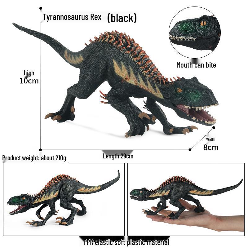 Children's Jurassic Dinosaur Toys: Gigantosaurus & Tyrannosaurus Rex Models