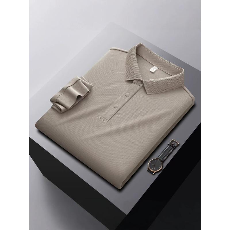 STORN Brand Large Size Summer Men Polo Shirt Casual Loose Ice Silk Short Sleeve T Shirt Men Quick-drying Business Men Wear