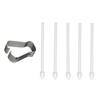 Lämplig för Samsung stylus refill S6s7+S21Ultra note10 note20 pennspets S penna spets Helt svart (5