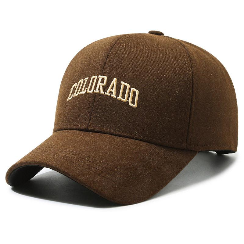 Embroidery Colorado Letters Duck Caps Casual Female Around Sunscreen Sports