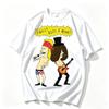 Funny Beavis And Butthead Rock Band Print Tshirt Sweet Butt Cartoon Guitar Singer Graphic Short Sleeve Casual Otaku Tee