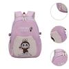 Children Backpack Cartoon Zipper Oxford Cloth Lightweight Travel Bag Daypack