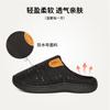 Cross-border spot tarpaulin fluffy slippers indoor home non-slip warm thick bottom velvet autumn and winter cotton slippers