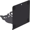 2pcs Black Cat Shaped Book Stopper Iron Metal Bookends Decorative Cat Bookend  Library Use
