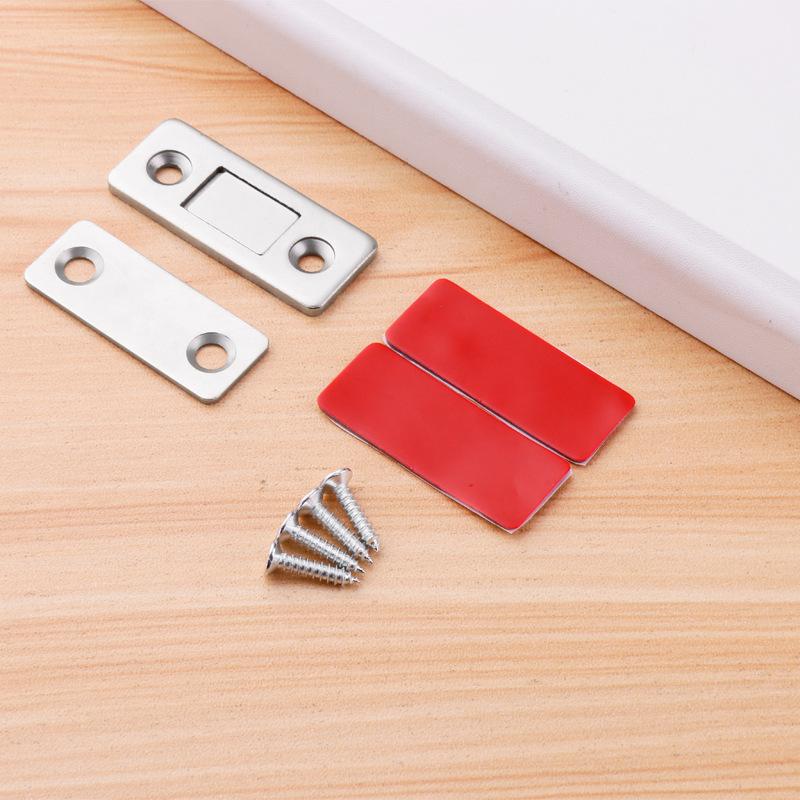 

Магнитные защелки для шкафов Магнитные дверные упоры Скрытый доводчик для дверей с винтом для шкафа Мебельная фурнитура серебряный