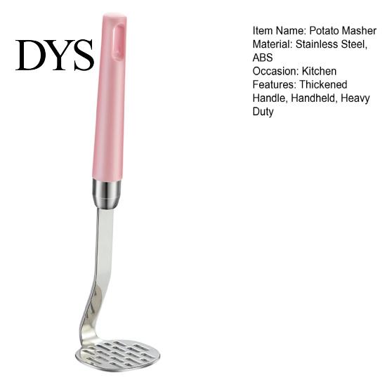 Manual Masher Potato Heavy Duty Fine Mesh Thickened Stainless Ginger Mincer Steel Press Baby Food Crusher Kitchen Tool