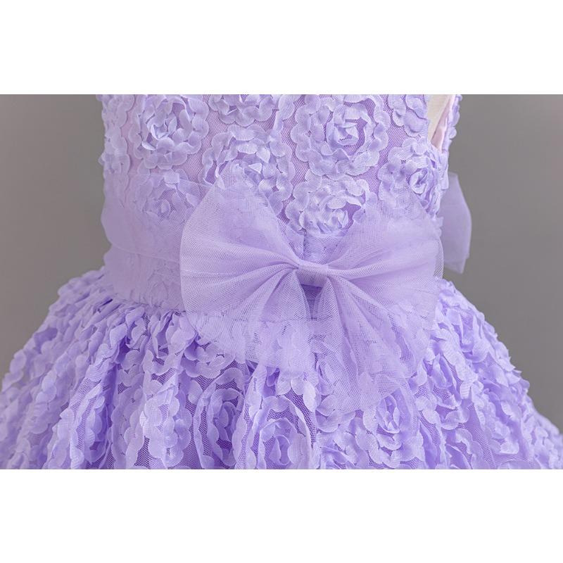 Girls Princess Tutu Dress Flower Girl Party Performance Dress