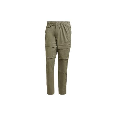 Loose Logo Letter Zip Sweatpants Men Bottoms Trace-Green GR9973