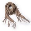 Women's 100% Pure Cashmere Shawl - Autumn/Winter Fashion Tassel Knit Scarf