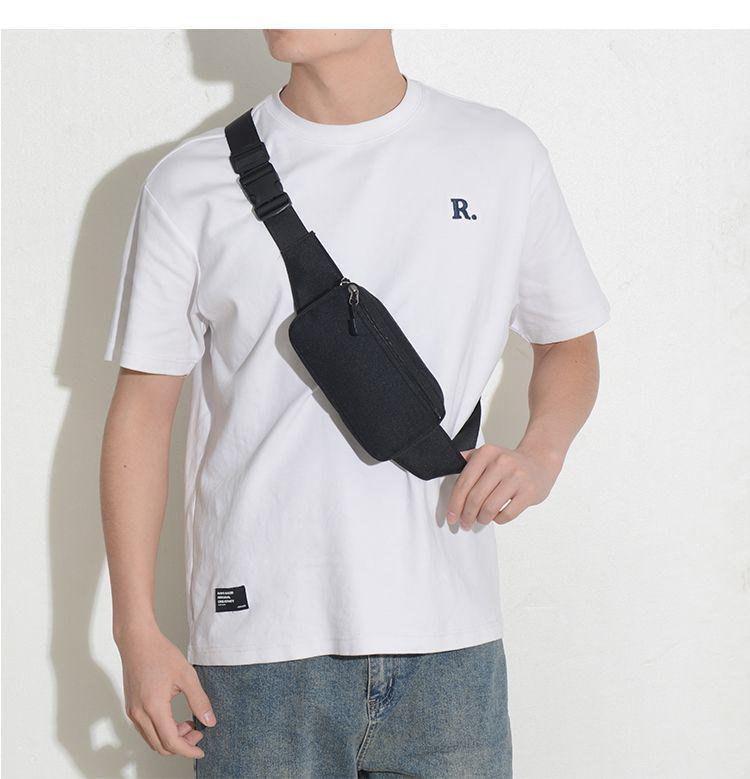 Men's Durable Construction Waist Bag: Sturdy, Small, and Ideal for Running