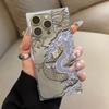Transparent Square Back Tube Case Casing Protection For iPhone 15 Plus 12 11 14 Pro Max 16 ProMax 13 Anti-Oxygen,Line Dragon Pattern