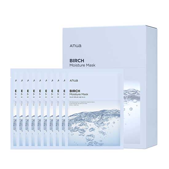 

Anua Birch Moisture Mask 10ea + RANDOM GIFT