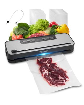 VEVOR Vacuum Sealer Machine, 60Kpa 100W Powerful Food Sealer, 5-in-1 Multi-Functional Food Vacuum Sealer