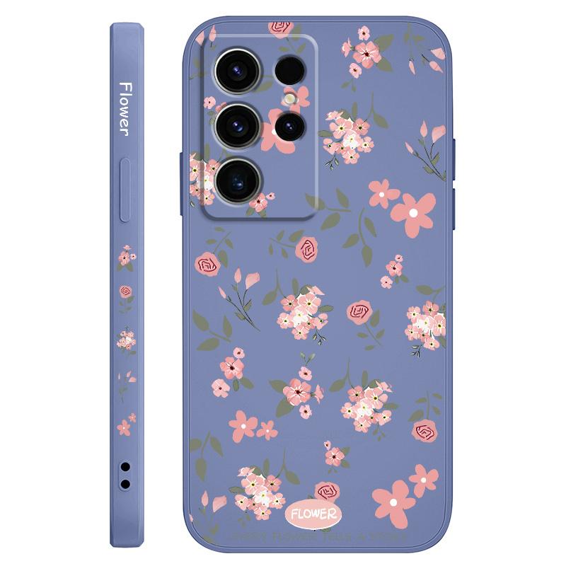 Floral Scent Phone Case For Samsung Galaxy S25 FE S24 S23 S22 S21 S20 Ultra Plus Note 20 Ultra 10 Plus Cover