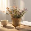 Spitzen-Eisen-Blumentopf Antik-Finish Pflanzgefäß Hohl Vintage