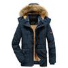 Men 'S Winter Plus Velvet Padded Jacket Men 'S Mid -Length Padded Jacket