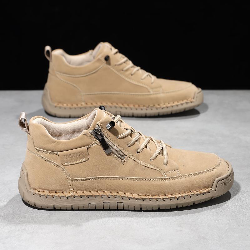 Womens/Men's Leather Shoes Large Casual Shoes Sports Men's Fashionable Casual Leather Shoes