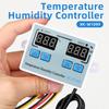 Dual Display Digital Temperature Humidity Controller AC 110-220V Egg Incubator Thermostat Humidity Controller XK-W1099 EU Plug