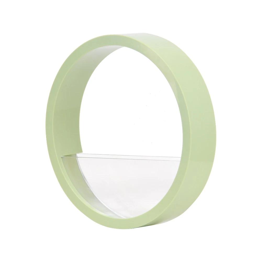 

Wall Mounted Plastic for For succulents Orchids Balcony Vertical Garden 25x25x5cm Space Saving Indoor Outdoor Decoration світло-зелений колір