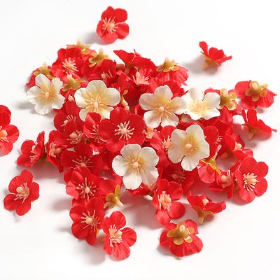 50/100 Stück Mini Künstliche Blütenköpfe Kirschblütenblätter für Heimdekoration Muttertag DIY Gartenparty Braut Hochzeitsdeko