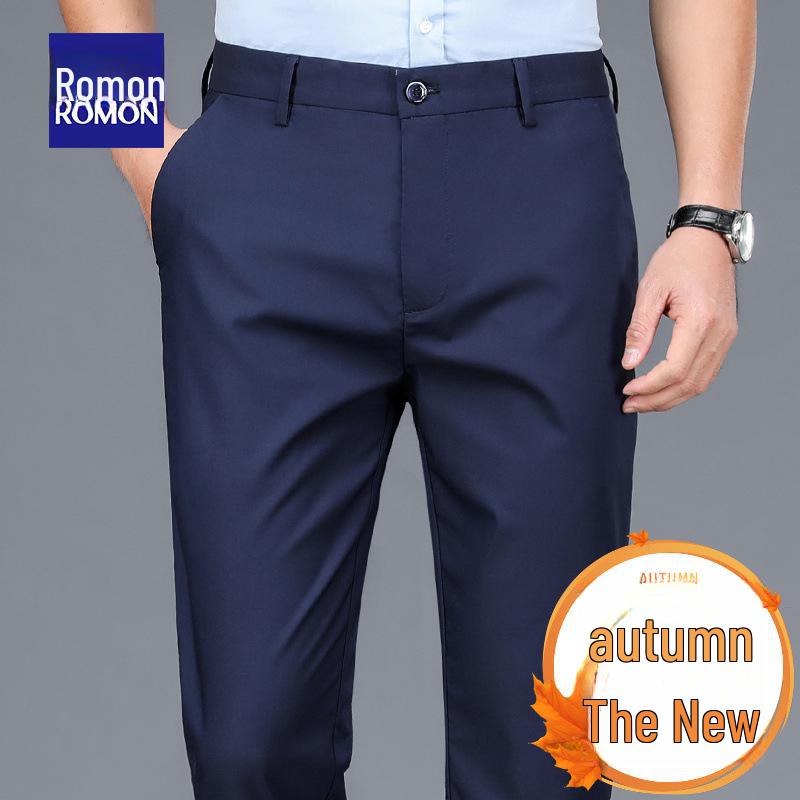 

Мужские прямые брюки делового повседневного кроя Romon - весна/осень 36 (28-inch Waist)