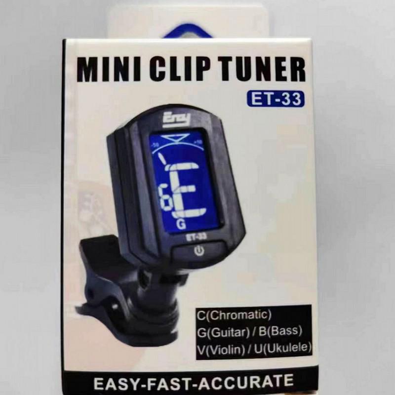 Оригинальный многофункциональный хроматический тюнер ENO ET-33 для гитары, скрипки, укулеле, баса Other