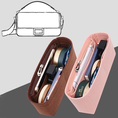 1 stuks Vilt Inzet Tas Organizer, Make-up Organizers, Voering Perfect Voor Merk Dames Handtassen Voor En Cosmetische Tassen